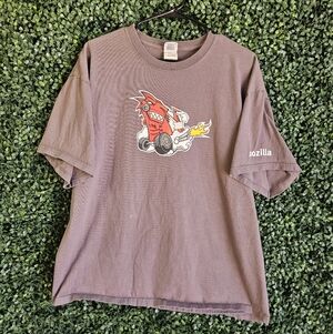 Mens XL Vintage Early 2000s Software Mozilla Firefox Tshirt